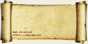 Angelina Tankosić vizit kartica